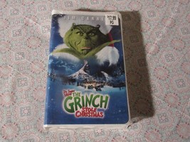 VHS   How The Grinch Stole Christmas  Jim Carrey  2001   Sealed - £11.40 GBP
