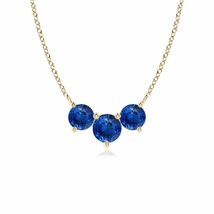 Authenticity Guarantee

ANGARA 5mm Classic Trio Sapphire Necklace in 14K Yell... - £1,255.34 GBP