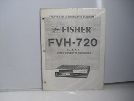 Fisher FVH-720    Service Manual - $1.97