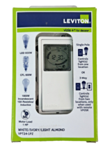 Leviton VPT24-1PZ Vizia 24-Hour Programmable Indoor Timer w/ Astronomical Clock - £27.37 GBP