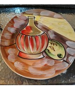 Vintage Cristina Fortini Hand Painted Italy Large Serving Centerpiece 14... - €21,56 EUR