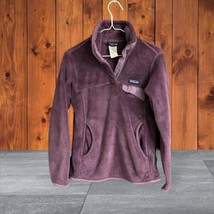 Patagonia Jacket Womens S Purple Regulator Fleece Full Zip Sweater - £16.47 GBP