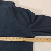 Due North Canada Men L Blue Full Zip Mock Neck Fleece Tourist Sweatshirt Jacket image 15