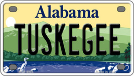 Tuskegee Alabama Novelty Mini Metal License Plate Tag - $14.95