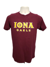 Iona College Gaels Proud To Be A Maroon Maniac Adult Small Burgundy TShirt - £11.59 GBP