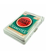Vintage Luck Cigarette Ad Image Case with lighter ID Holder Wallet - $28.45 CAD