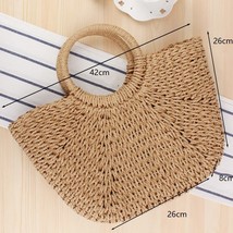 Summer Handmade Bags for Women Khaki L As Picture - £15.14 GBP