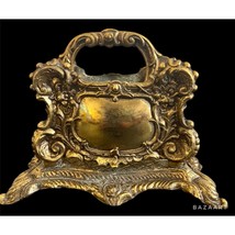 Victorian Style Cast Brass Napkin Letter Holder - £11.82 GBP