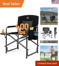 Portable Aluminum Camping Chair with Side Table, Ideal for Outdoor Adven... - $112.49
