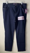 Gloria Vanderbilt Jeans Womens Size 16 Straight High Rise Skinny Denim - $22.76