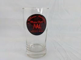 Motor Hotel McLean Enterprises Water Glass  - $8.95