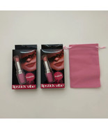 2 piece Lot Lipstick Vibrators Pink Water Proof - £14.65 GBP