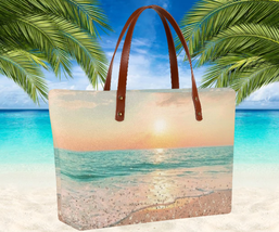 Beautiful Ocean Sunset Tote | Diving Cloth | Tote Bag | Free Ship - $36.99