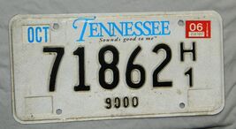 United States Tennessee 2006  9000lbs Truck License Plate 71862H1 - $7.87