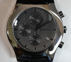 DKNY Unisex Watch 39mm NY-3104 Quartz All Stainless Steel Grey Face - £45.56 GBP