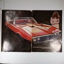 Vtg Pontiac Firebird Sprint 326 HO Model Bissel 3 Page Print Ad - $13.37