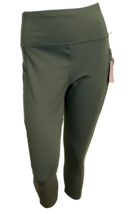 Jessica Simpson Slimtek Green Cropped Legging Size XL, NWT - £15.21 GBP