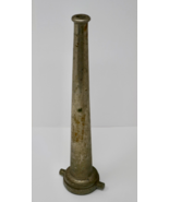 Vintage Antique 12 inch Naval Fire Fighting Straight Bore Fire Hose Nozzle - $68.97 CAD