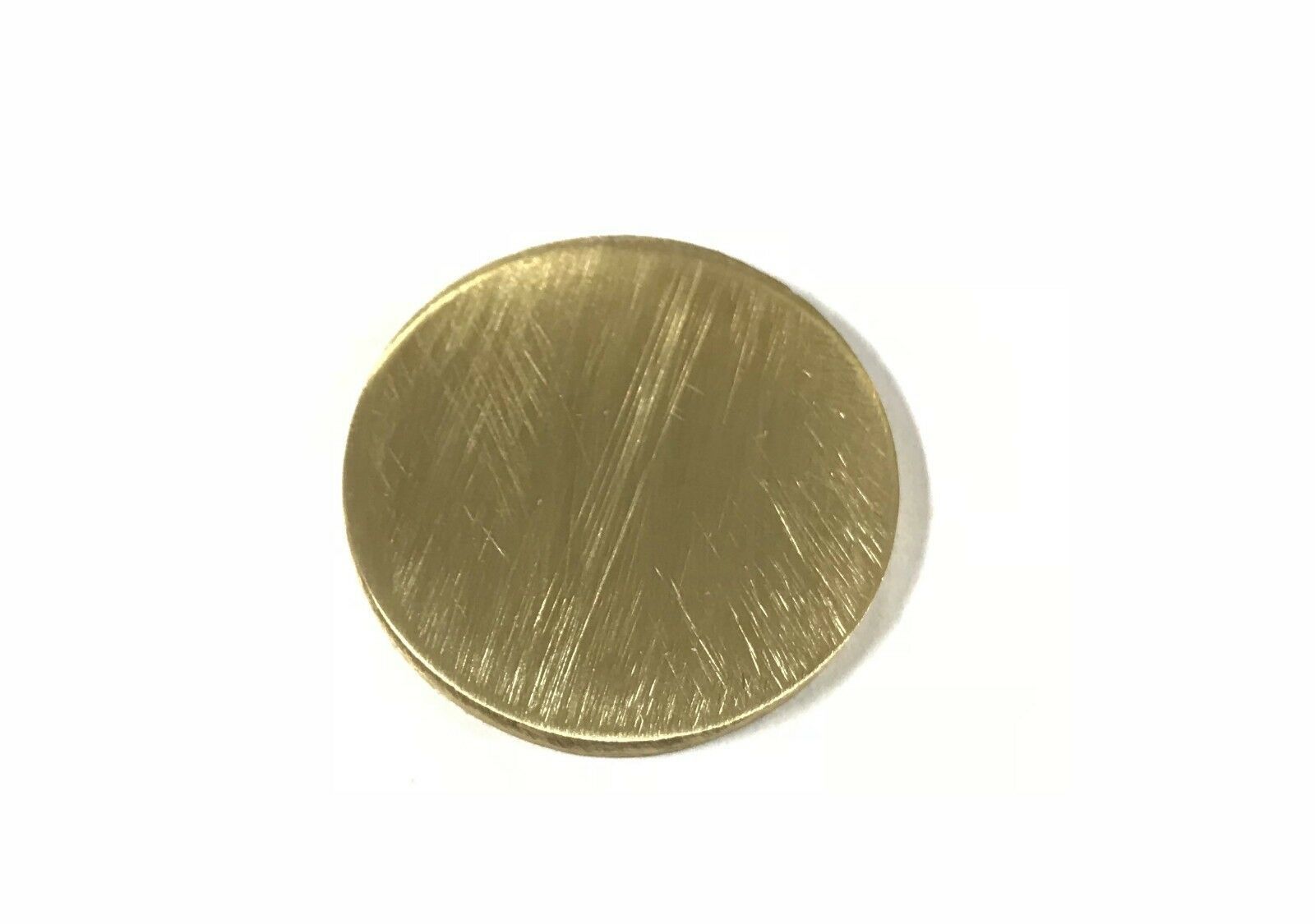1/8&quot; Brass 260 Plate Round Circle Disc 1&quot; Diameter (.125&quot;) - $6.95