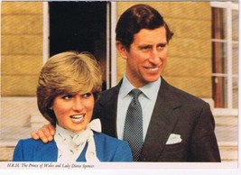 Royalty Postcard HRH Charles Prince Of Wales &amp; Lady Diana Spencer - £3.12 GBP