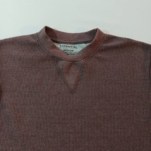 Essential By Seven Apparel Thermal Shirt Men's Medium Brown Long Sleeve Outdoor image 5