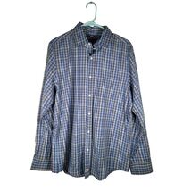 Vineyard Vines Shirt Mens Medium Classic Fit Murray Blue Plaid Checks Bu... - $40.15 CAD