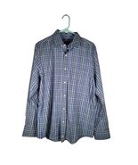 Vineyard Vines Shirt Mens Medium Classic Fit Murray Blue Plaid Checks Bu... - $29.00