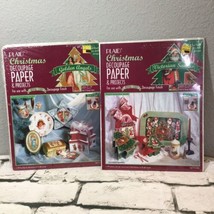 Plaid Christmas Decoupage Paper and Projects Lot of 2 Packages NEW  - £9.34 GBP