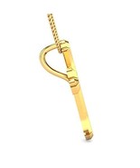 stylish 22k (916) Yellow Gold Holy Cross Pendant for men and women - £383.51 GBP