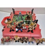 WWE Wrestling Rumblers Money In The Bank Briefcase 14 Figures &amp; Carrying... - $615.93 MXN
