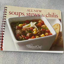 Pampered Chef Spiral Bound Cookbook &quot;All New Soups, Stews &amp; Chilis&quot; (8 X 6) - £3.18 GBP