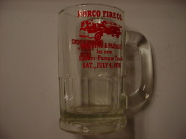 NORCO FIRE COMPANY POTTSTOWN, PA GLASS MUG 1970 VGUC FREE USA SHIPPING - £11.68 GBP
