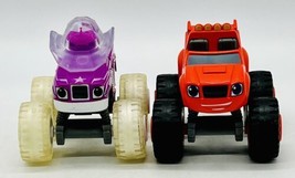 Blaze and the Monster Machines Robot Rider Starla Blaze Die Cast Truck Lot Of 2 - £17.55 GBP