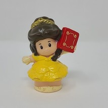 Fisher Price Little People Disney Princess BELLE Beauty & Beast Holding Red Book - $9.89