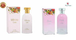 2 x White Lies &amp; Pink Lies Eau de Parfum Spray for Women  100ml Perfume for Her - £10.95 GBP