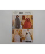 VOGUE CRAFT PATTERN #677 11 1/2&quot; FASHION DOLL HISTORICAL OUTFITS UNCUT 1999 - £11.79 GBP