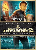 Disney National Treasure 2 Book of Secrets DVD 2-Disc Collector&#39;s Edition Cage - £5.53 GBP