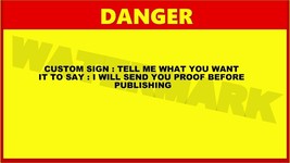 Custom Reg Security Safety Sign Authorized Work Home Business Photo All Sizes 06 - £3.81 GBP+