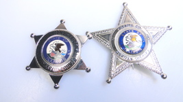 2 Illinois Badges Adams Deputy Sheriff &amp; Livingston County Corrections Officer - £119.88 GBP