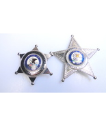 2 Illinois Badges Adams Deputy Sheriff &amp; Livingston County Corrections O... - £119.88 GBP