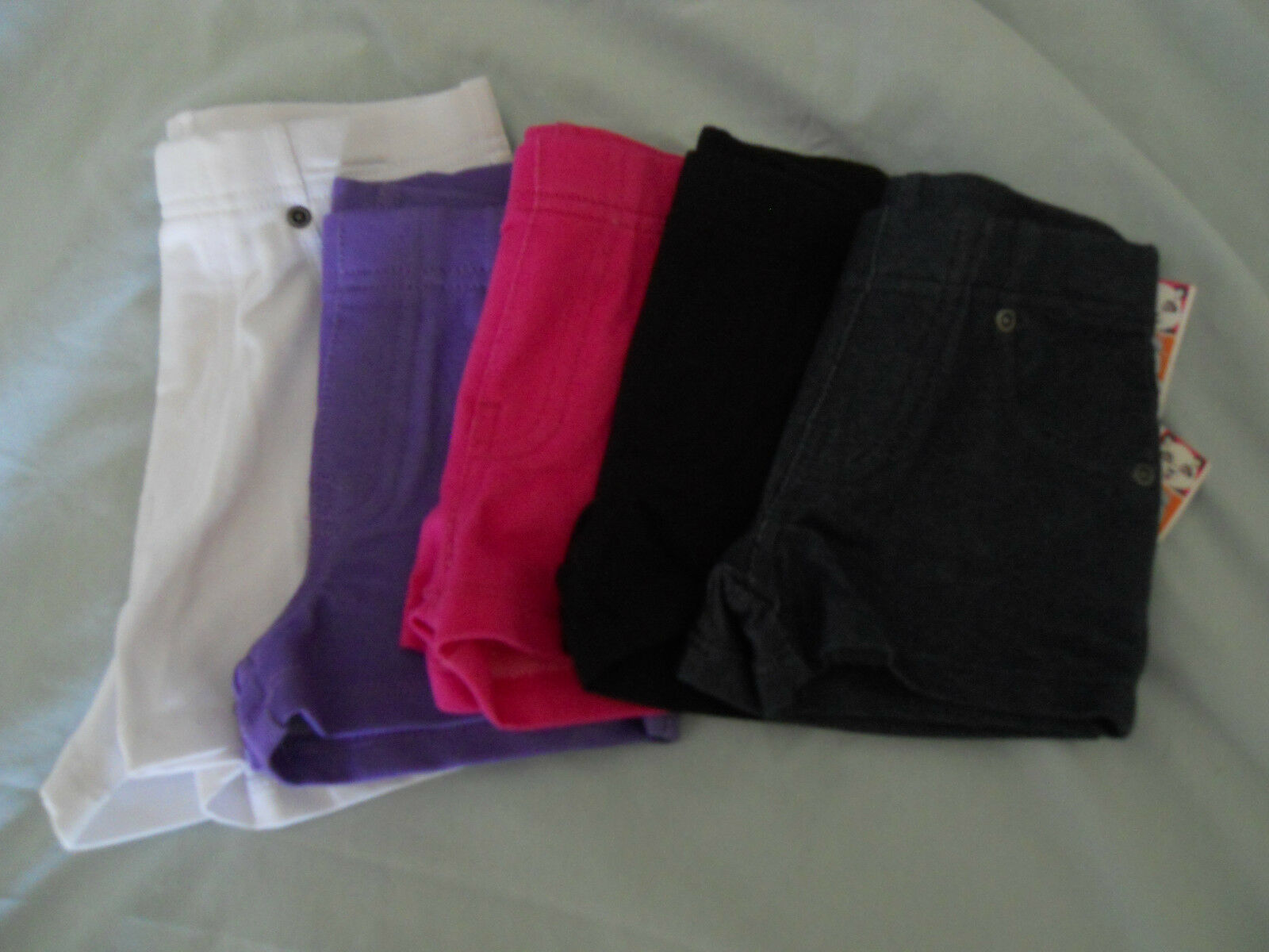 Primary image for NEW Girls Knit Shorts Sz 12m 18M 24M 2T 3T 4T 5T Pink Black Blue Purple White 