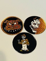 Retro Pogs lot Slammer Milk Cap game vtg skull punk grunge skater punk c... - £9.45 GBP