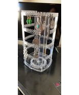 Jewelry Stand 360 Rotating Earring Holder Organizer 4 Tier (6" D x 6" W x 11" H) - $19.56