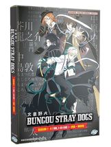 DVD Anime Bungou Stray Dogs Season 1-4 Vol.1-49 End +OVA + Movie English Dubbed  - £27.53 GBP
