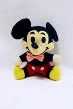 ORIGINAL Vintage 1970s? Disney Mickey Mouse 6&quot; Plush Doll 0120-19052 - $19.79