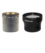 Tele TelePhoto Lens + Tube Adaptor bundle for Panasonic DMC-FZ200 DMC-FZ... - £41.48 GBP