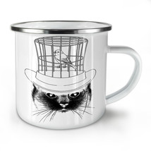 Hat Mind Bird Cage NEW Enamel Tea Mug 10 oz | Wellcoda - £20.18 GBP