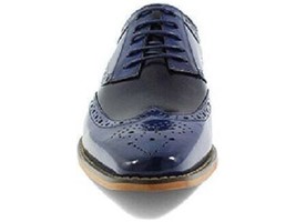 Stacy Adams Tinsley Wingtip Oxford Mens Shoes Cobalt Multi  Lace Up 25092-468 image 2