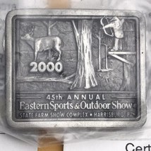 Eastern Sports Show Pewter Pin 2000 Limited Edition Numbered COA Deer Hunting - $14.95