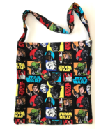 Star Wars Fabric Tote Handmade Darth Vader Yoda Princess Leia Luke Skywa... - £11.40 GBP